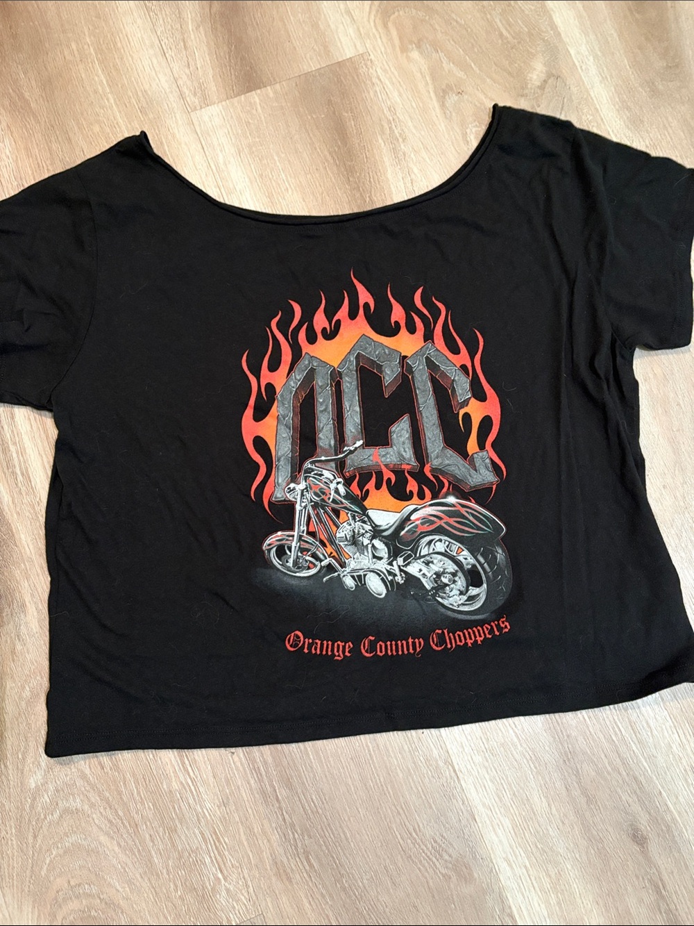 Orange County Choppers Black Graphic Short Sleeve Tee